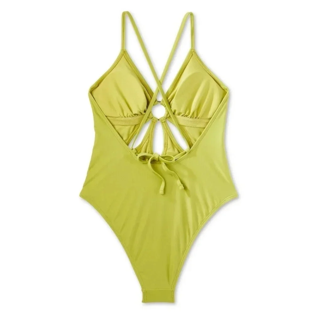 NWT Wild Fable Women's Ring Front Cut Out 1 PC Swimsuit XS 0-2